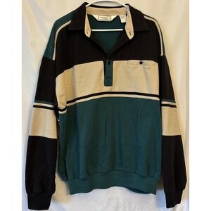 Vintage 90s Palmland Colorblock Fresh Prince Dadcore Long Sleeve Shirt XLarge
